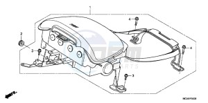 GL1800G GOLDWING 2ED drawing AIRBAG MODULE