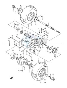 LT80 (P1) drawing REAR WHEEL