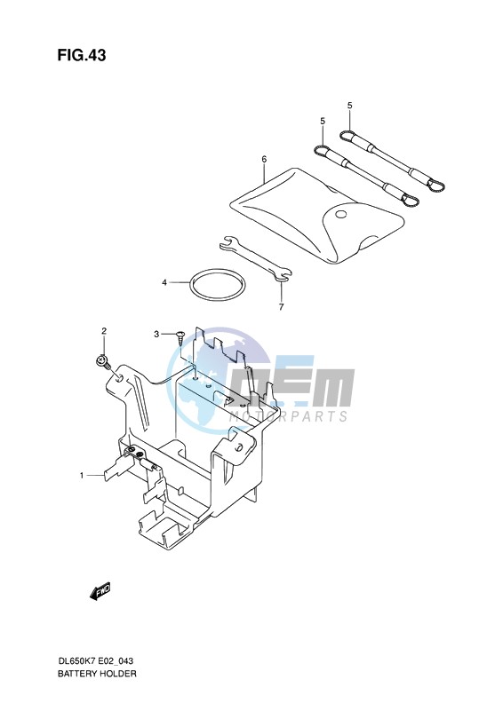 BATTERY HOLDER