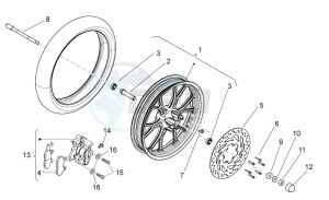 SX 50 (EMEA) drawing Front wheel II