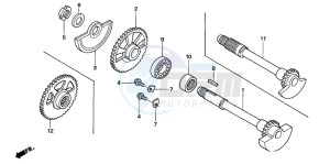 TRX450ER drawing BALANCER