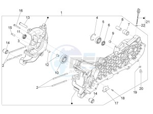 Zip 100 4T 2006-2010 drawing Crankcase