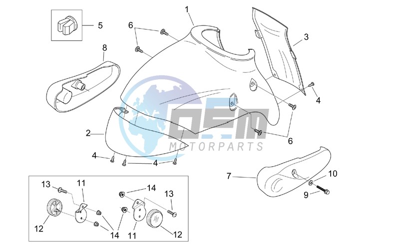 Front body - Front mudguard