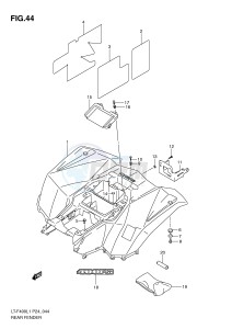 LT-F400 (P24) drawing REAR FENDER