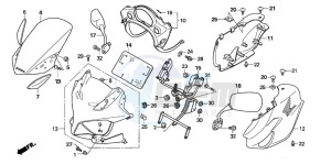 CBF600NA drawing COWL (CBF600S6/SA6)