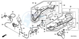 CBR1000RR9 Korea - (KO / MME) drawing AIR INTAKE DUCT/SOLENOID VALVE