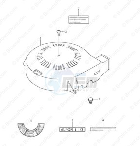 DF 100 drawing Ring Gear Cover