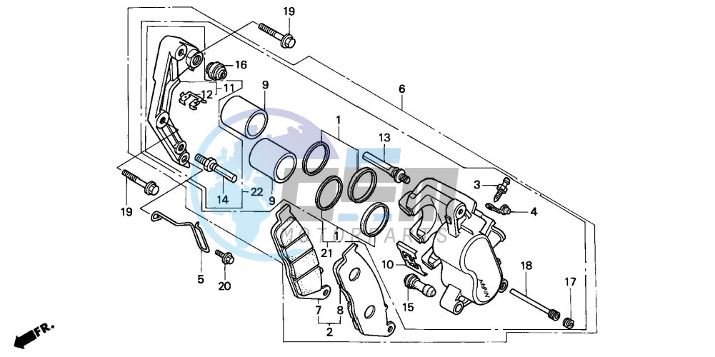 FRONT BRAKE CALIPER