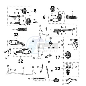 XR6 E EX drawing BRAKE SYSTEM