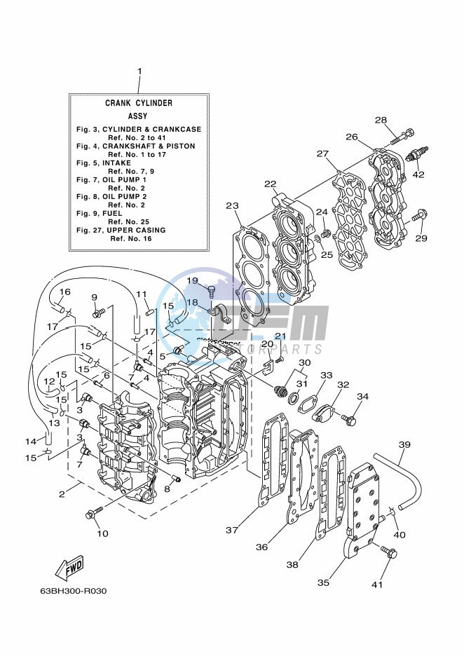 CYLINDER--CRANKCASE