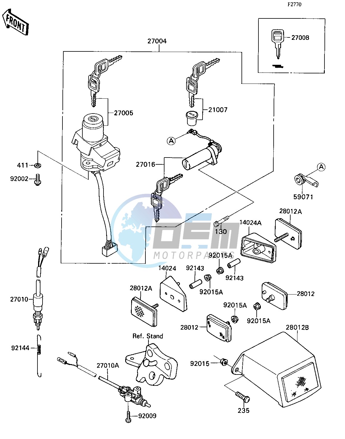 IGNITION SWITCH_LOCKS_REFLECTORS