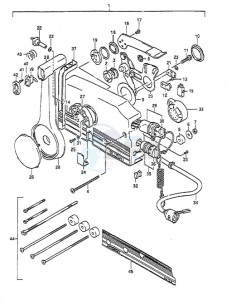 DT 55 drawing Remote Control (1988 to 1992)