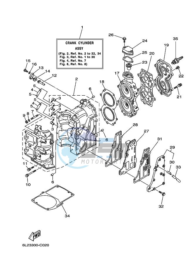 CYLINDER--CRANKCASE