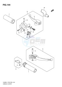 VL800 (E3-E28) VOLUSIA drawing HANDLE LEVER