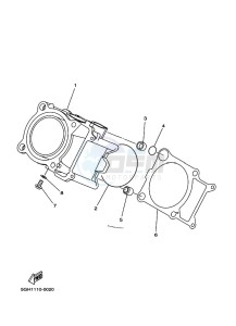 YFM450FWBD KODIAK 450 (BB5M) drawing CYLINDER