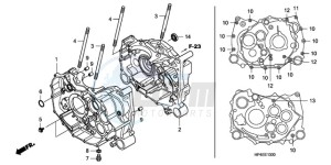 TRX420FMA Australia - (U / 4WD) drawing CRANKCASE