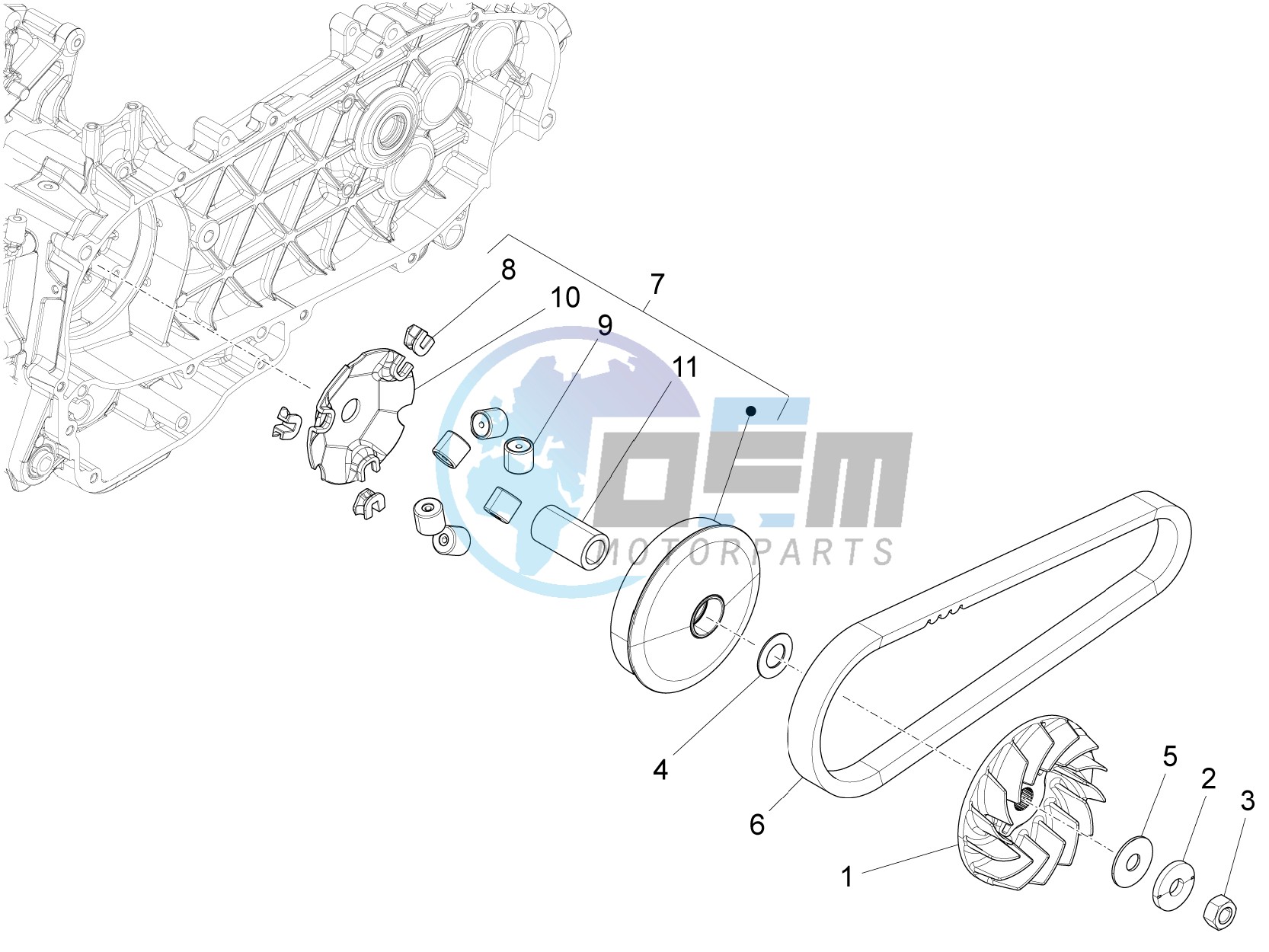 Driving pulley