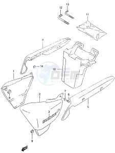 GZ125 (W-X-Y) drawing FRAME COVER