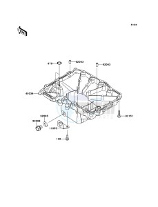 Z1000_ABS ZR1000EBF FR XX (EU ME A(FRICA) drawing Oil Pan