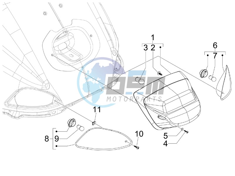 Tail light - Turn signal lamps