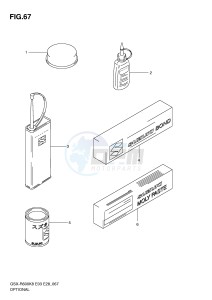 GSX-R600 (E3-E28) drawing OPTIONAL