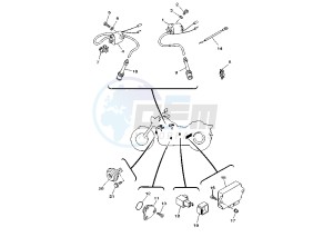 XVS A DRAG STAR CLASSIC 650 drawing ELECTRICAL DEVICES