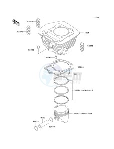 KVF 300 [PRAIRIE 300] (B1-B4) [PRAIRIE 300] drawing CYLINDER_PISTON-- S- -