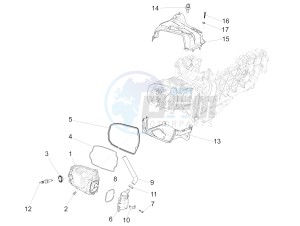 150 4T 3V ie Primavera (APAC) drawing Cylinder head cover