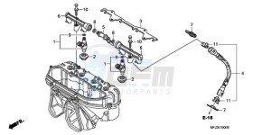 CBR600RRA BR - (BR) drawing FUEL INJECTOR