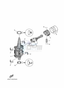 F20GEP drawing CRANKSHAFT--PISTON