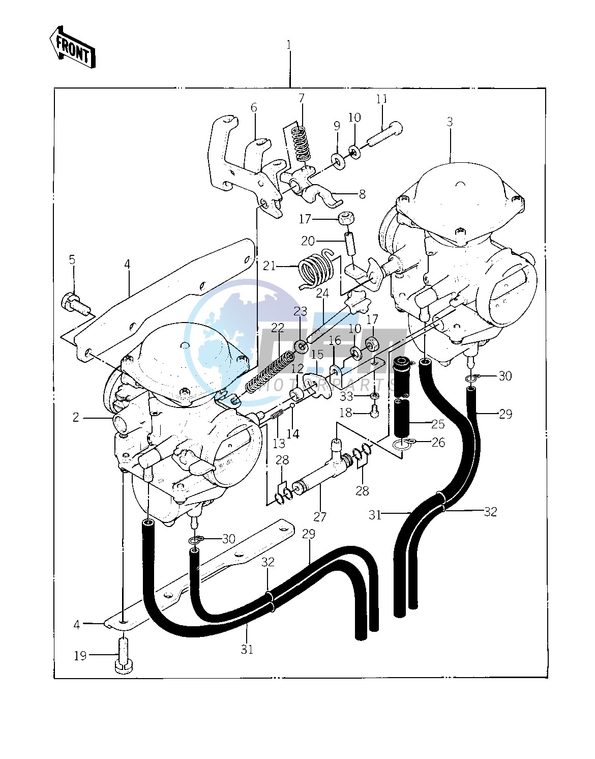 CARBURETOR ASSY -- KZ400-A2- -