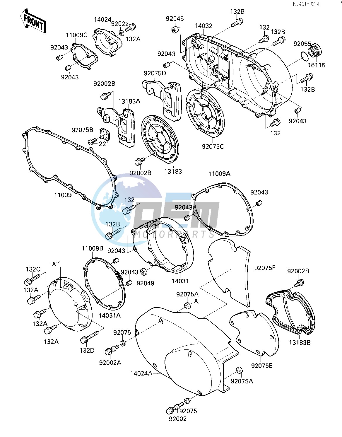 ENGINE COVER-- S- -