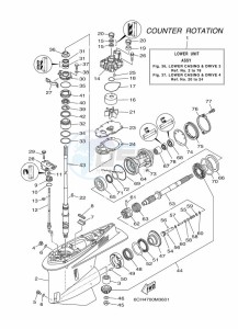 FL250DETU drawing PROPELLER-HOUSING-AND-TRANSMISSION-3