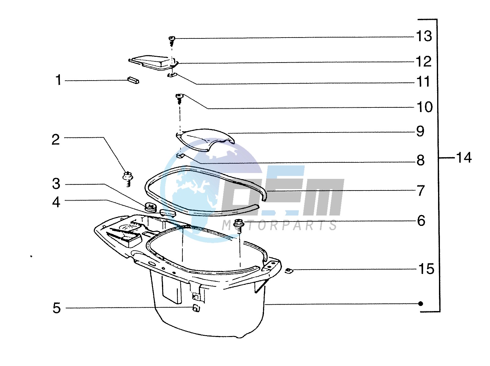 Helmet compartment