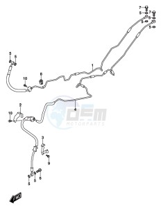 GSX-250RA drawing FRONT BRAKE HOSE