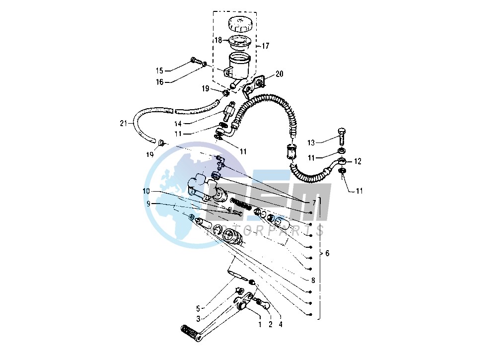 REAR MASTER CYLINDER