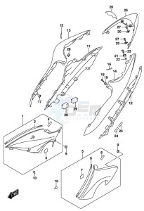 GSX-S1000F drawing FRAME COVER