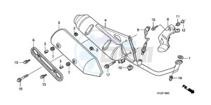 PES125R9 UK - (E / MKH STC) drawing EXHAUST MUFFLER