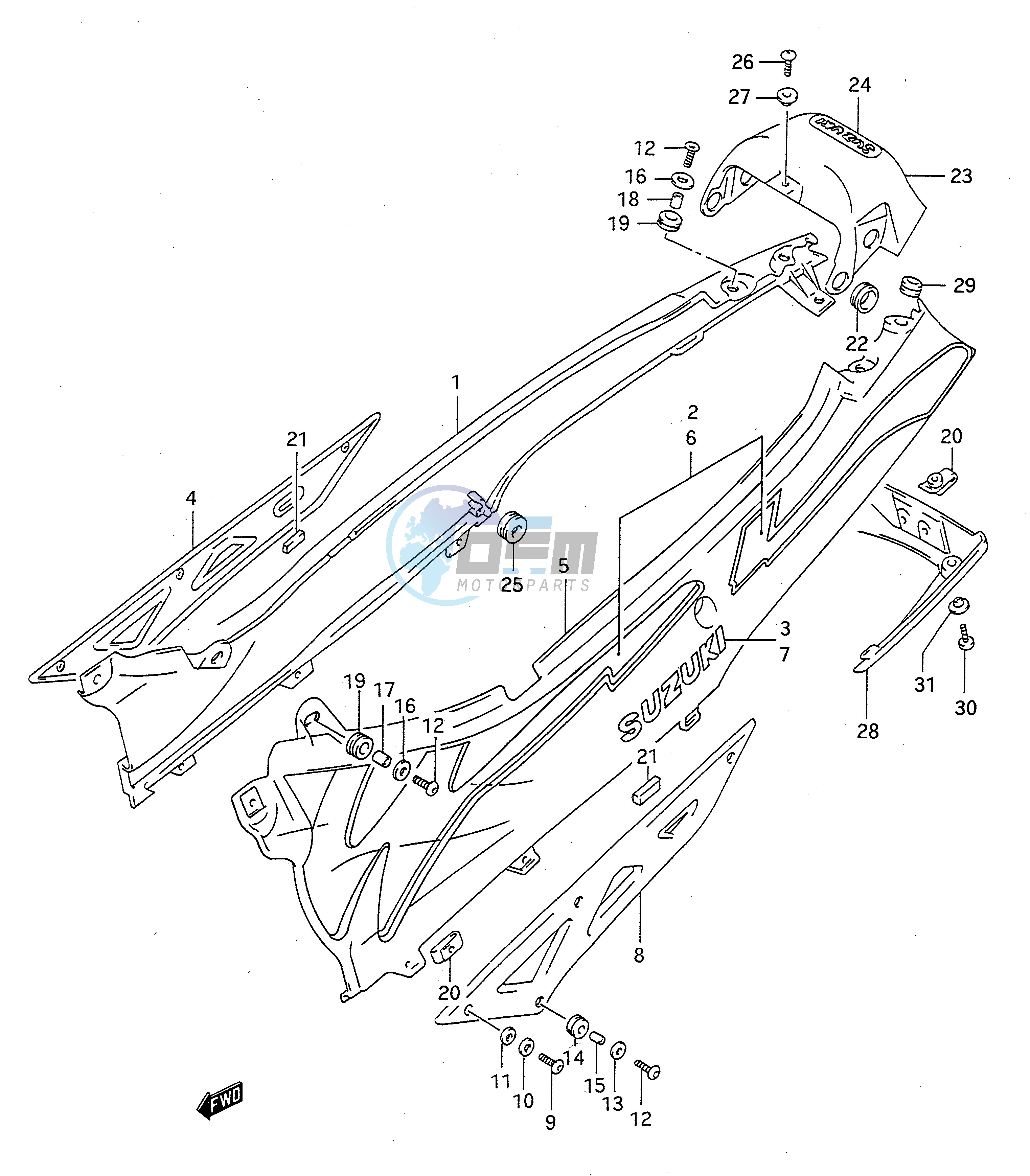 FRAME COVER (MODEL N)