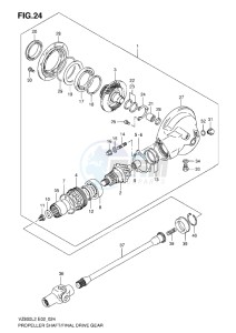 VZ800 drawing PROPELLER SHAFT_FINAL DRIVE GEAR