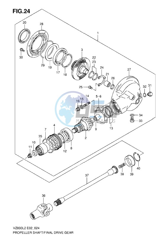 PROPELLER SHAFT_FINAL DRIVE GEAR