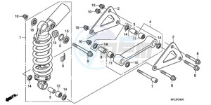 CBR1000RR9 UK - (E / MK) drawing REAR CUSHION