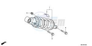 NSA700A9 KO / MME drawing REAR CUSHION