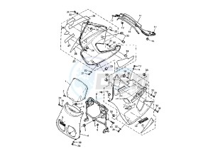 XT Z TENERE 660 drawing COWLING