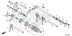 VFR1200XE CrossTourer - VFR1200X 2ED - (2ED) drawing GEARSHIFT DRUM (VFR1200X/XA/XL)