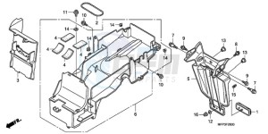 CB13009 BR / MME - (BR / MME) drawing REAR FENDER (CB1300/CB130 0S)