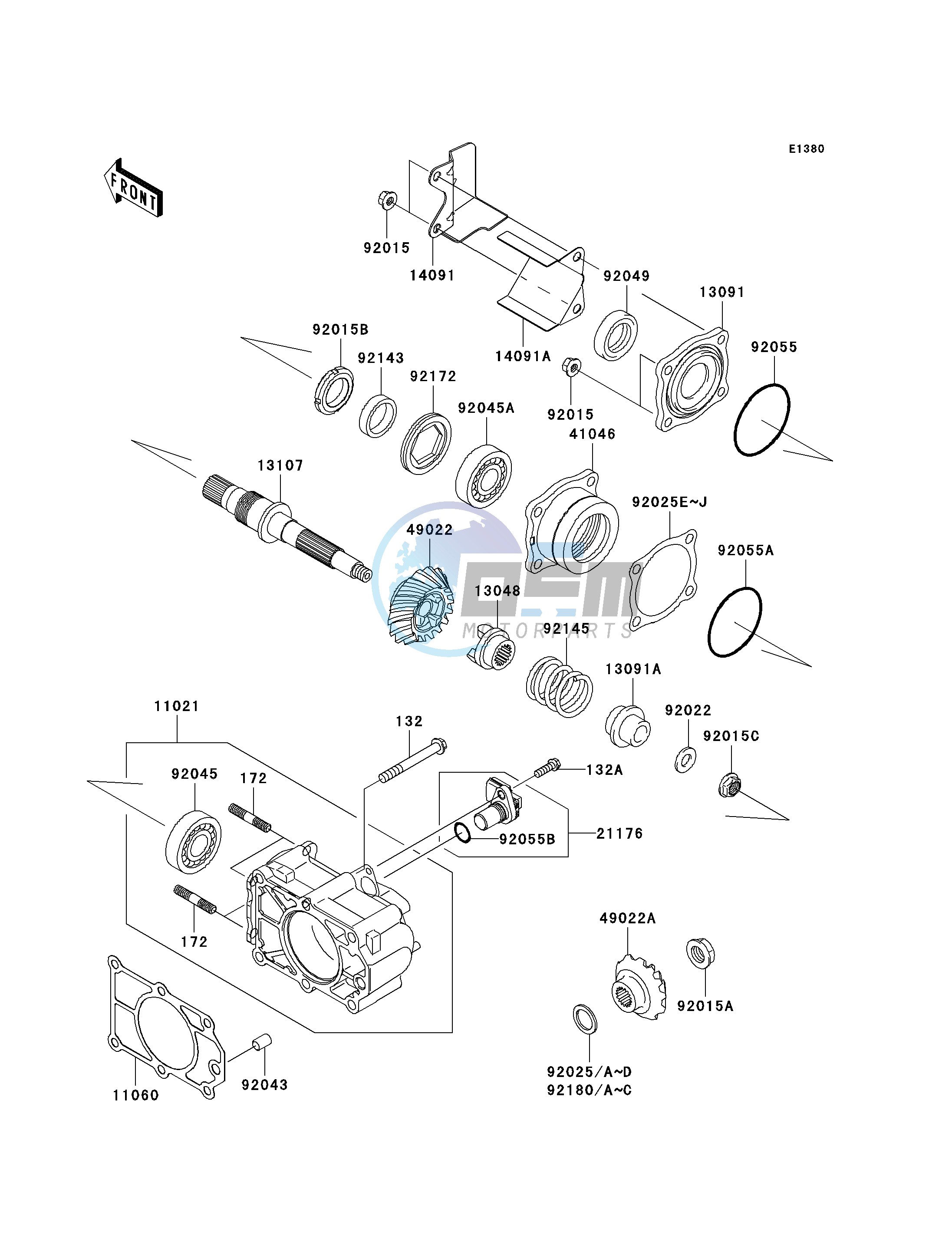 BEVEL GEAR CASE