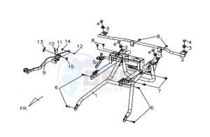 QUAD LANDER 300S drawing MOUNT GRIP BAR  BAR  COWLING