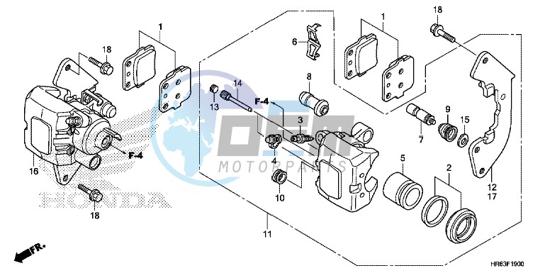 FRONT BRAKE CALIPER