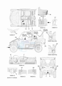 YXF850ES YX85FPSP (BARM) drawing EMBLEM & LABEL 1